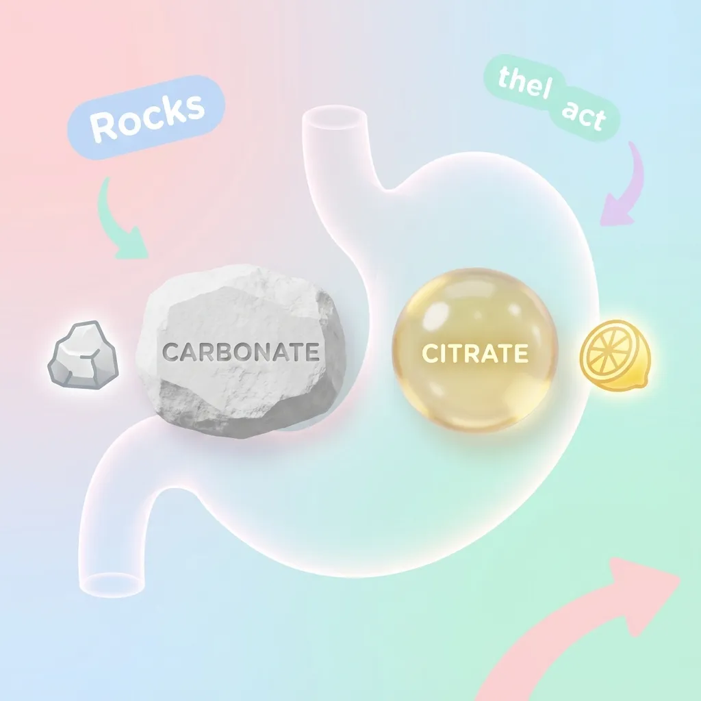 탄산칼슘과 구연산칼슘 비교