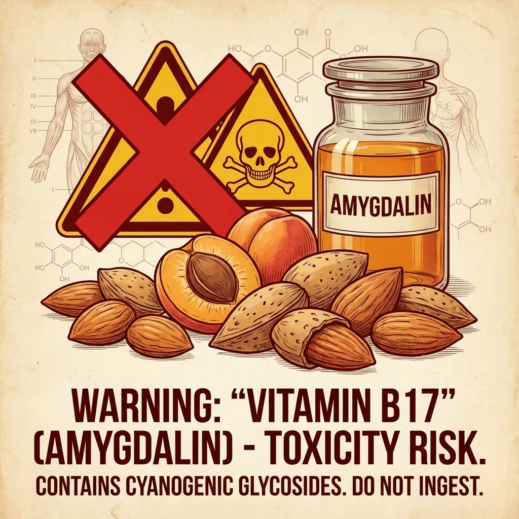 비타민 B17(아미그달린) 위험성 경고