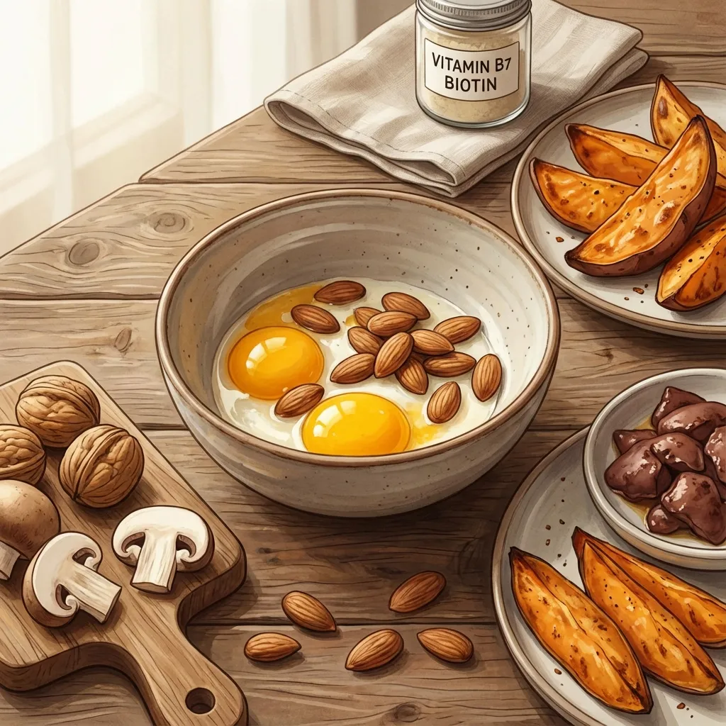 비오틴이 풍부한 음식